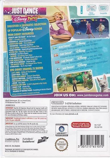 Just Dance Disney Party - Nintendo Wii (B Grade) (Genbrug)